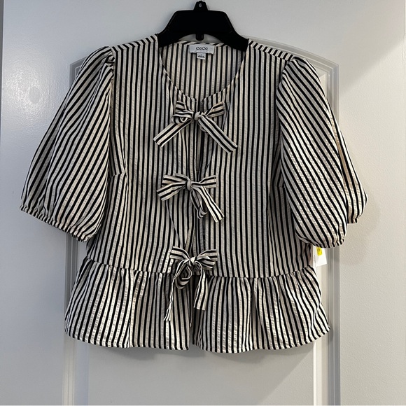 CeCe Tops - CeCe Striped Top